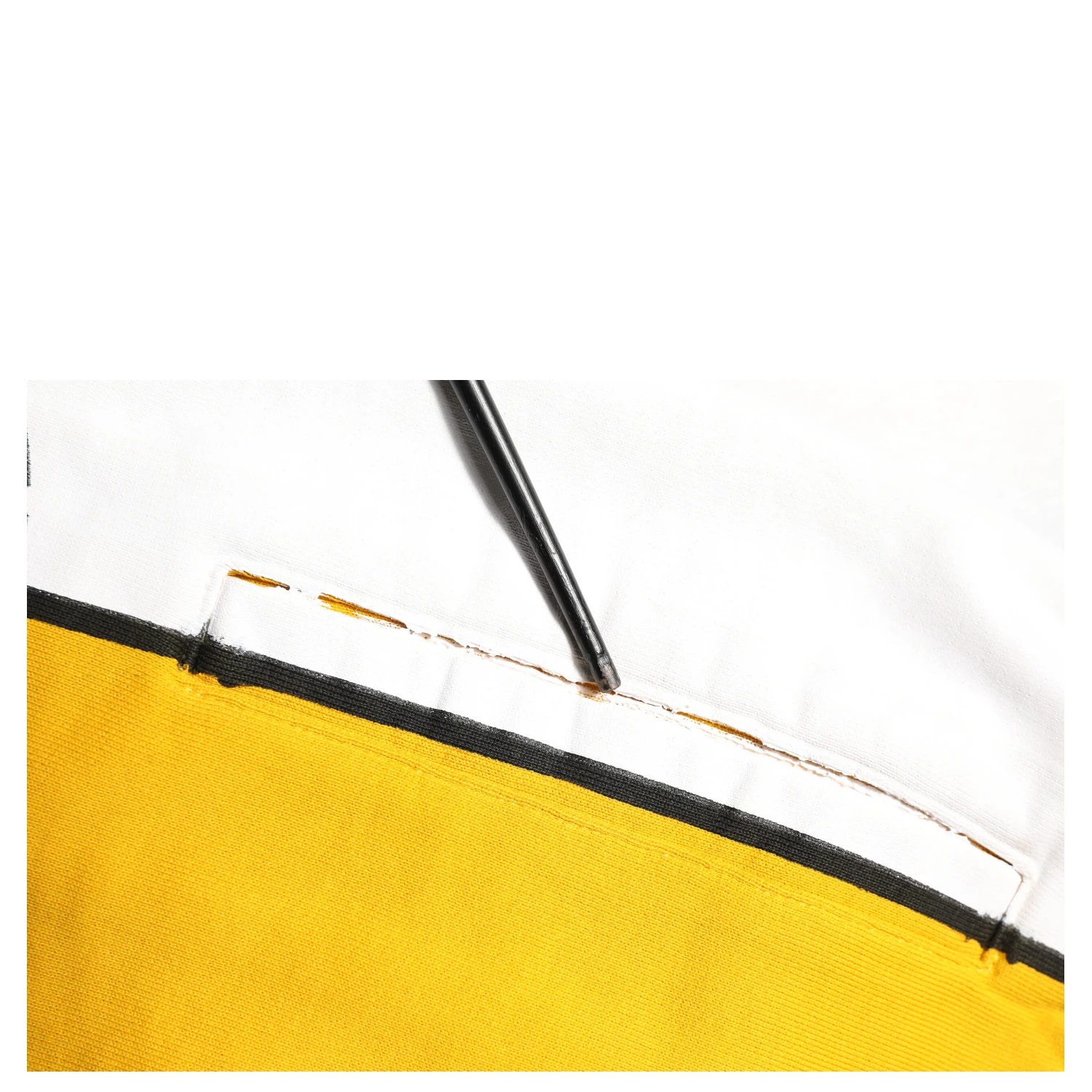 Yellow Print Cotton Drawstring Jogger Pants