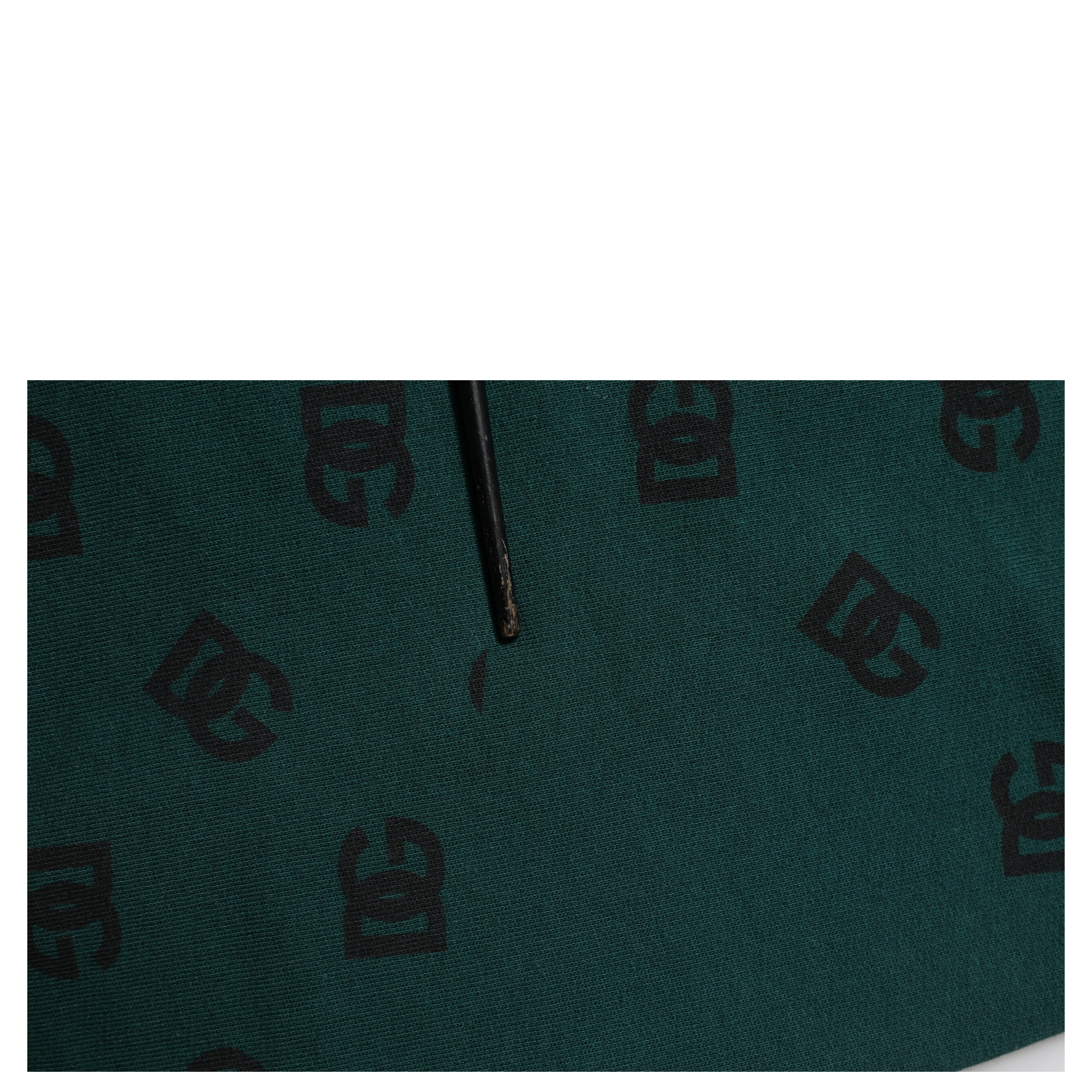 Green Logo Print Jogger Men Sweatpants Pants