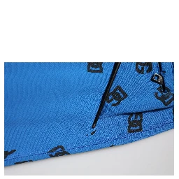 Blue Logo Print Jogger Men Sweatpants Pants
