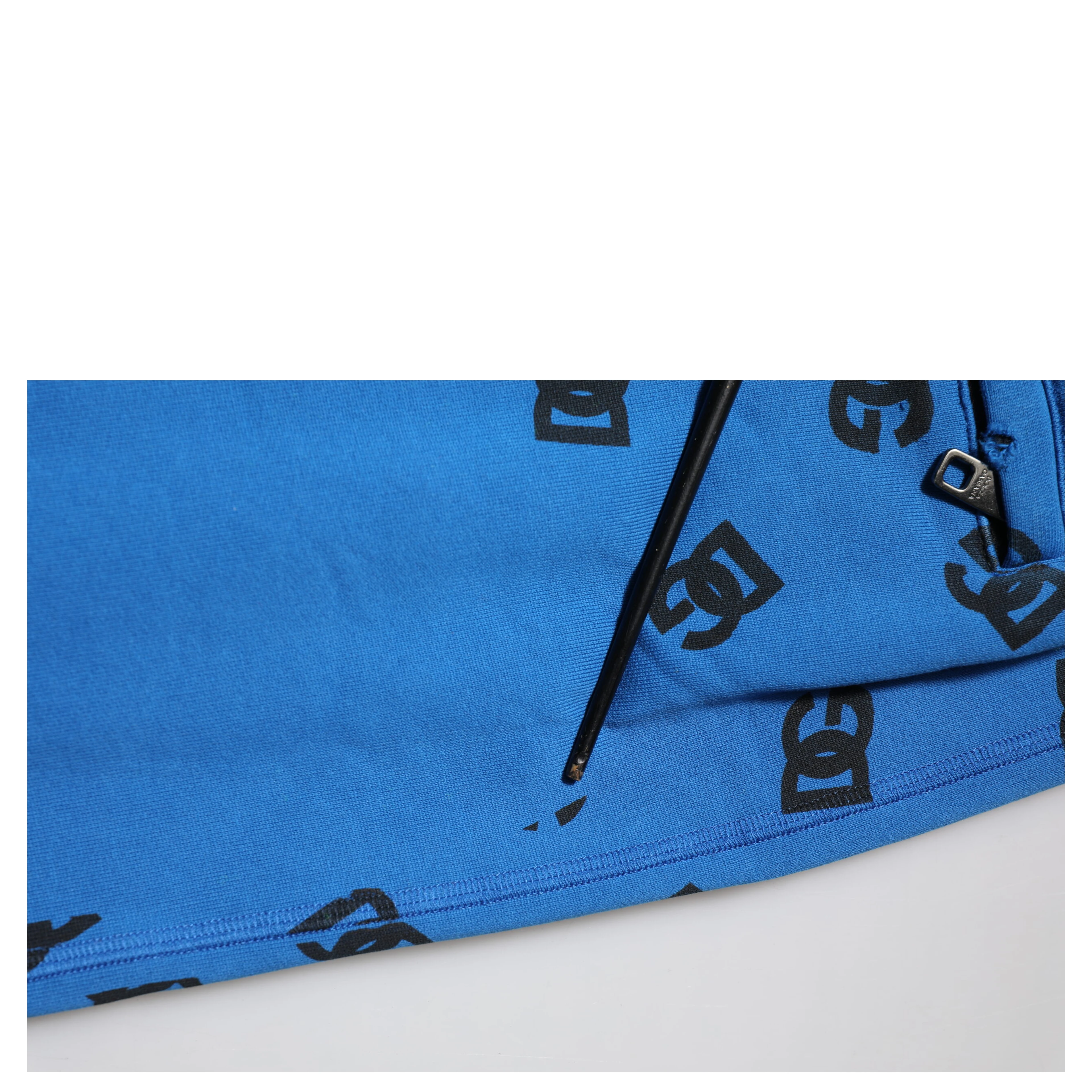Blue Logo Print Jogger Men Sweatpants Pants