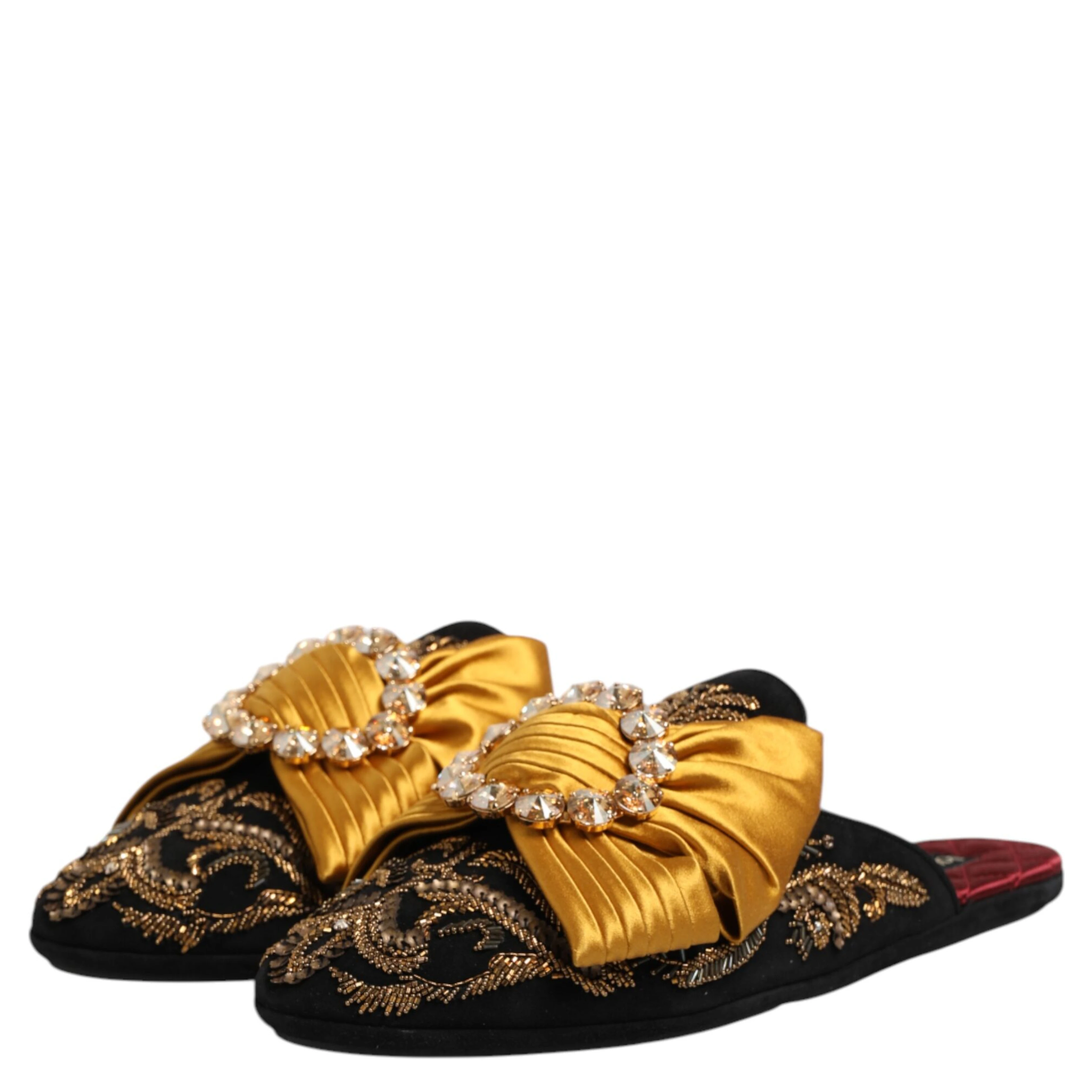 Multicolor Embellished Flat Sandals Shoes