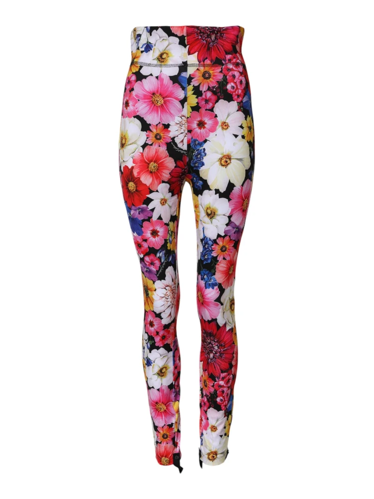 Multicolor Floral High Waist Leggings Pants alternative