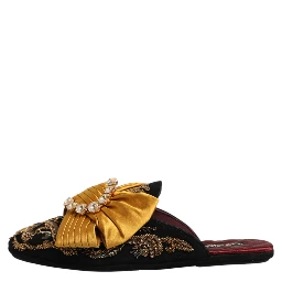 Multicolor Embellished Flat Sandals Shoes
