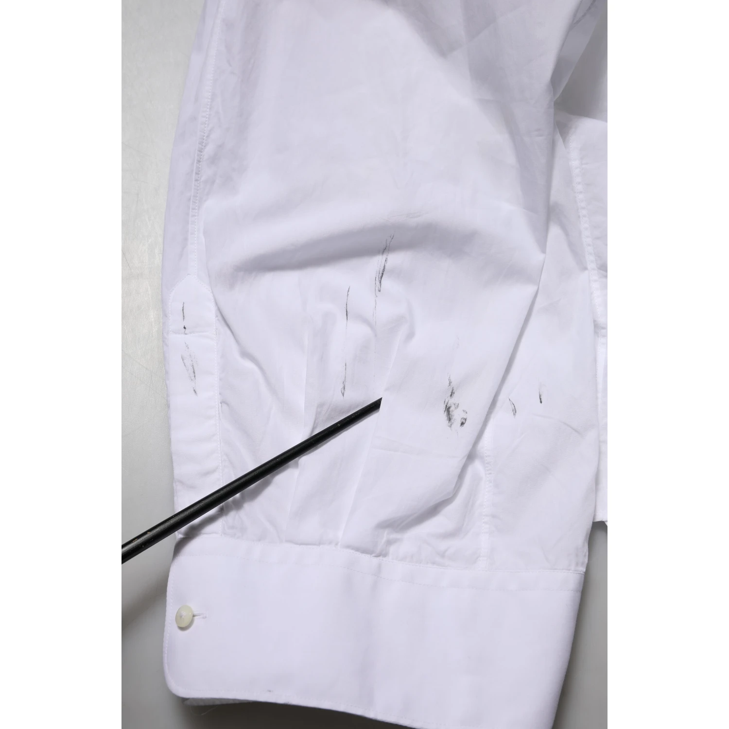 White Cotton Long Sleeves Formal Top Shirt