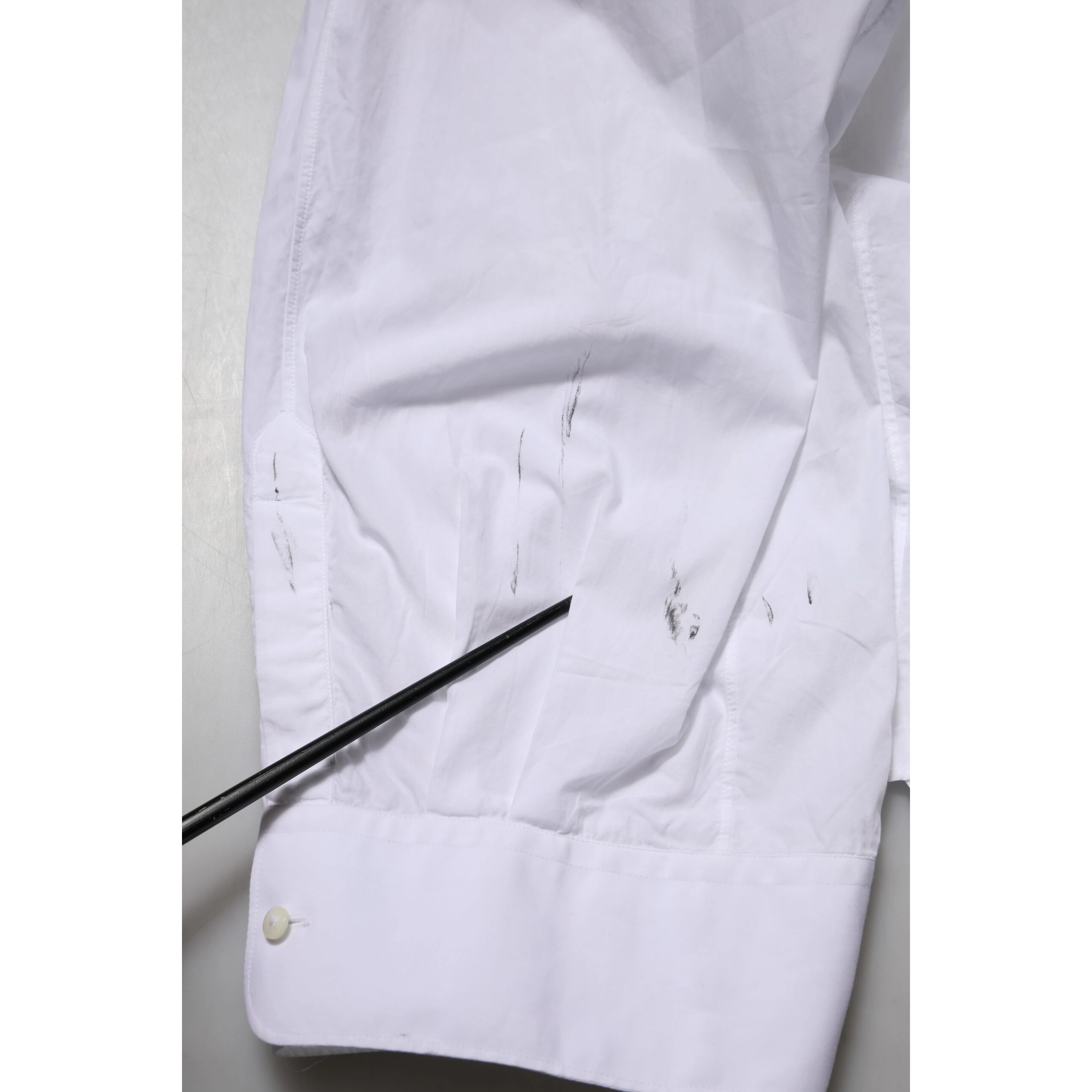 White Cotton Long Sleeves Formal Top Shirt