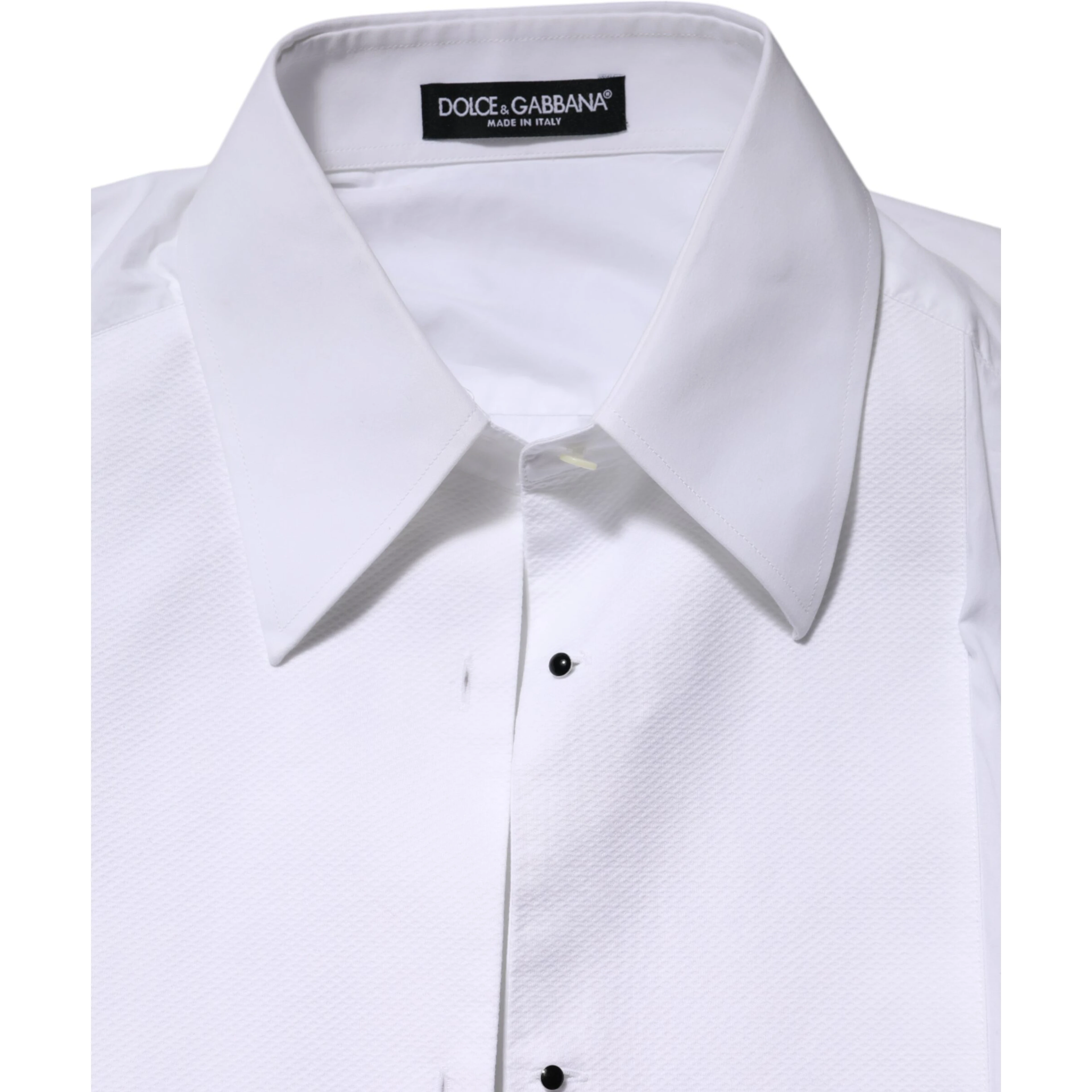 White Cotton Long Sleeves Collared Top Shirt
