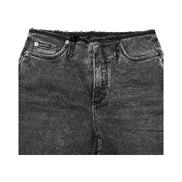 Gray Skinny Cotton Mid Waisted Denim Jeans