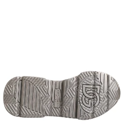 Silver DAYMASTER Leather Men Sneakers Shoes