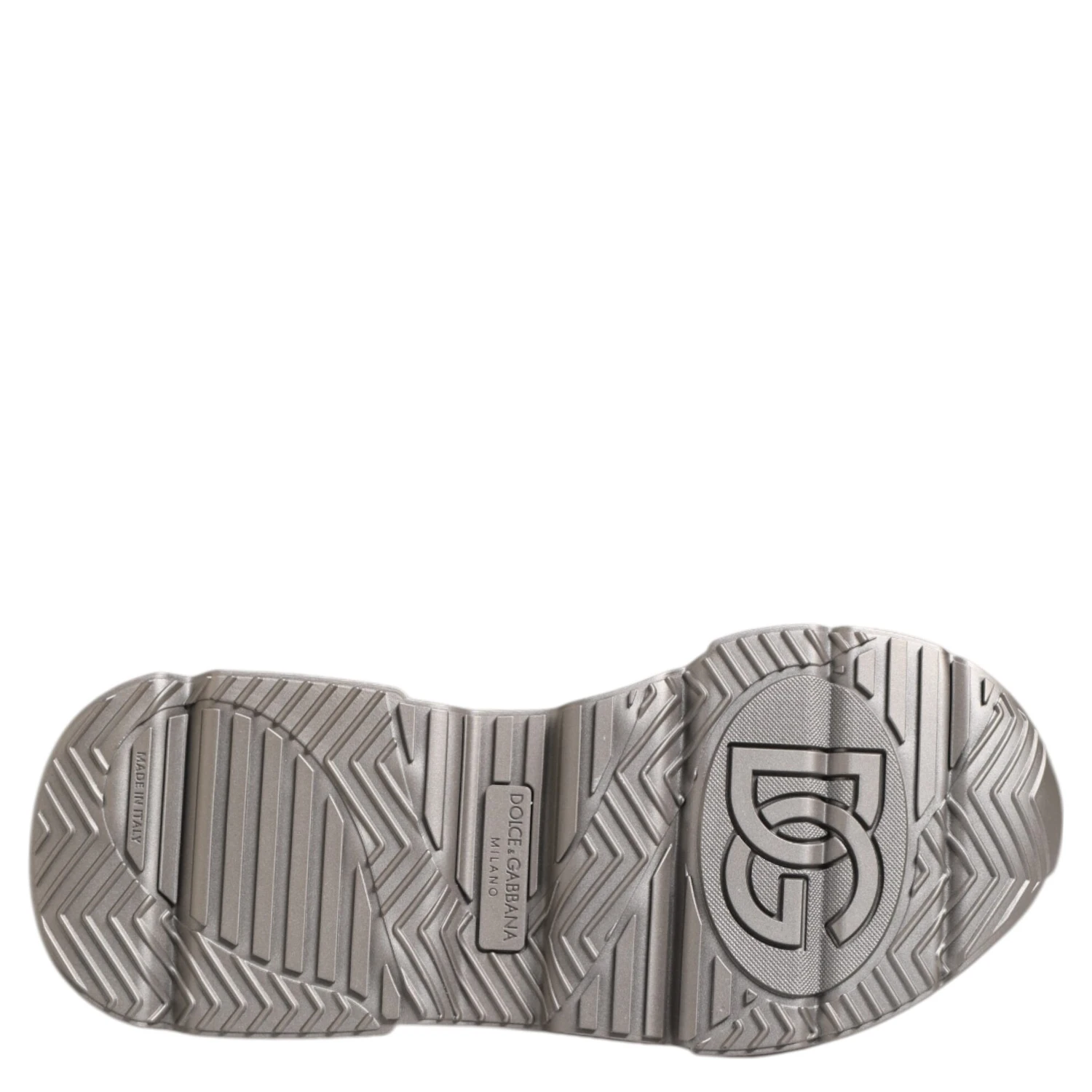 Silver DAYMASTER Leather Men Sneakers Shoes