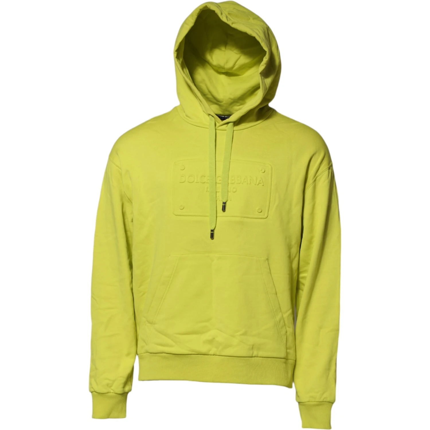 Green Cotton Hooded Logo Sweatshirt Sweater