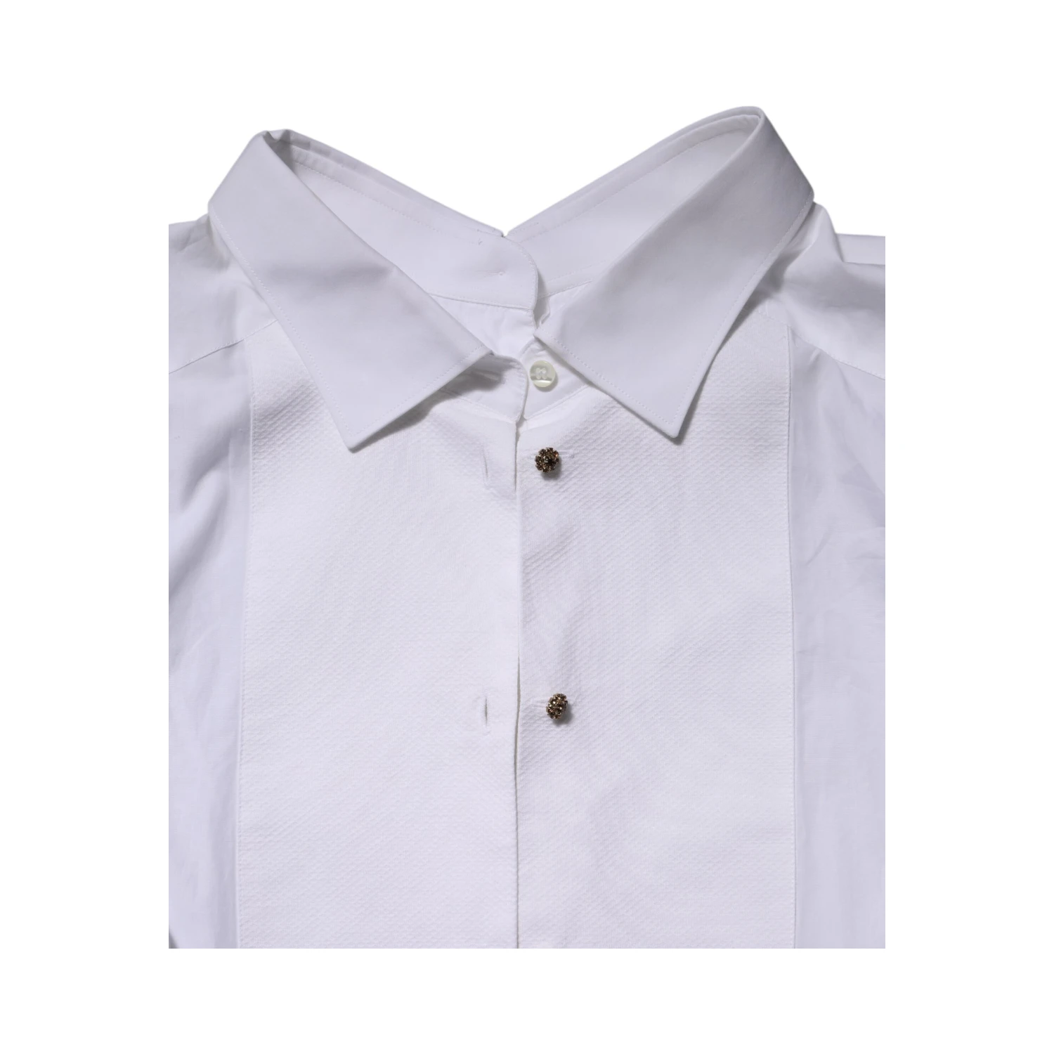 White Cotton Long Sleeves Formal Top Shirt