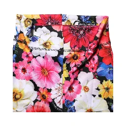 Multicolor Floral High Waist Leggings Pants