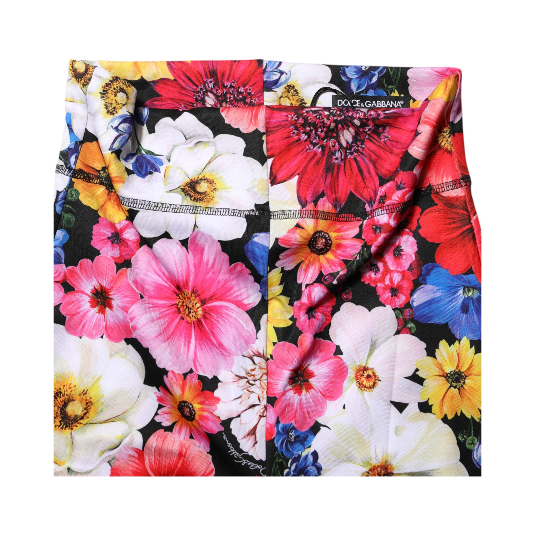 Multicolor Floral High Waist Leggings Pants