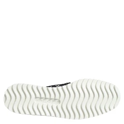 Black Slip On Printed Men Loafers Shoes
