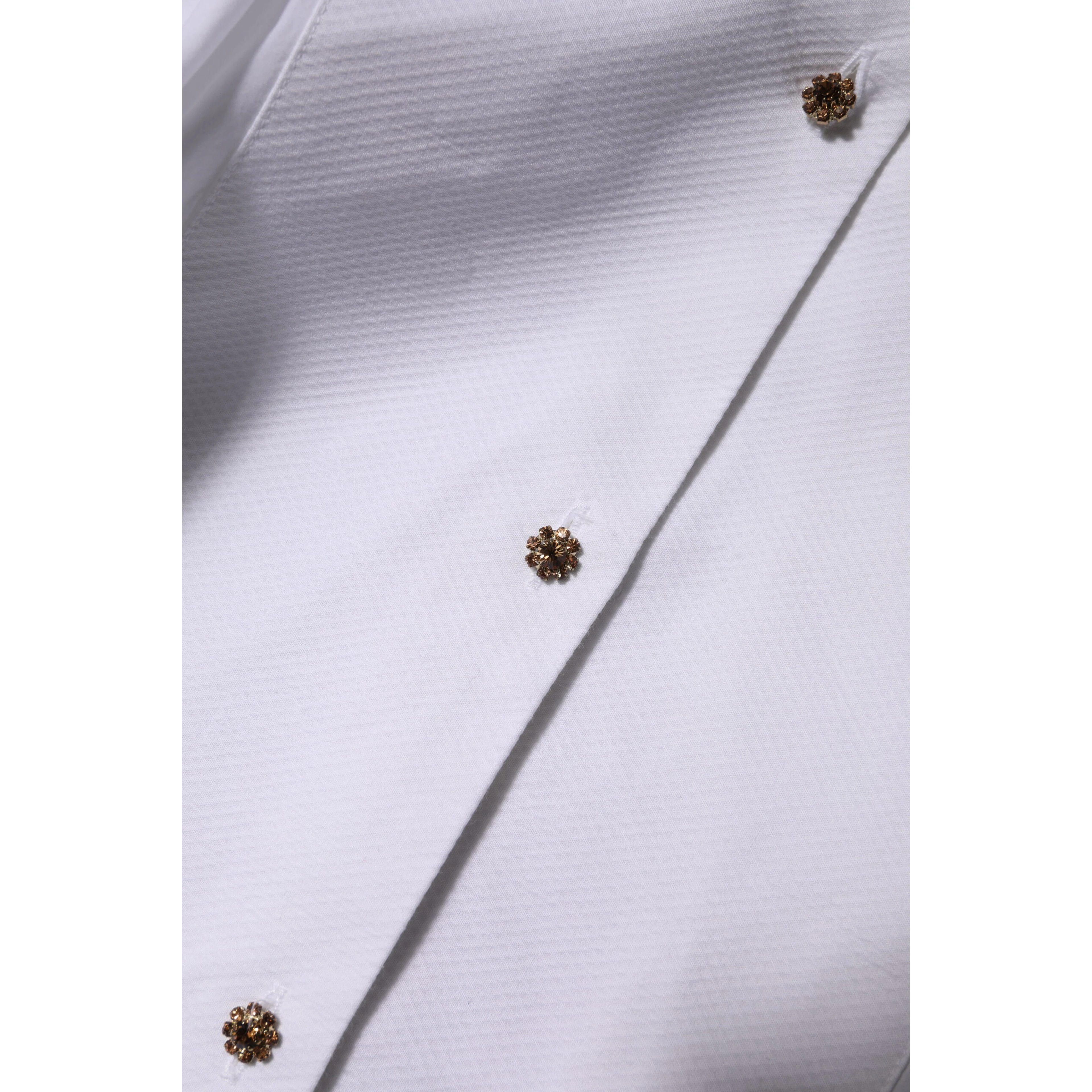 White Cotton Long Sleeves Formal Top Shirt