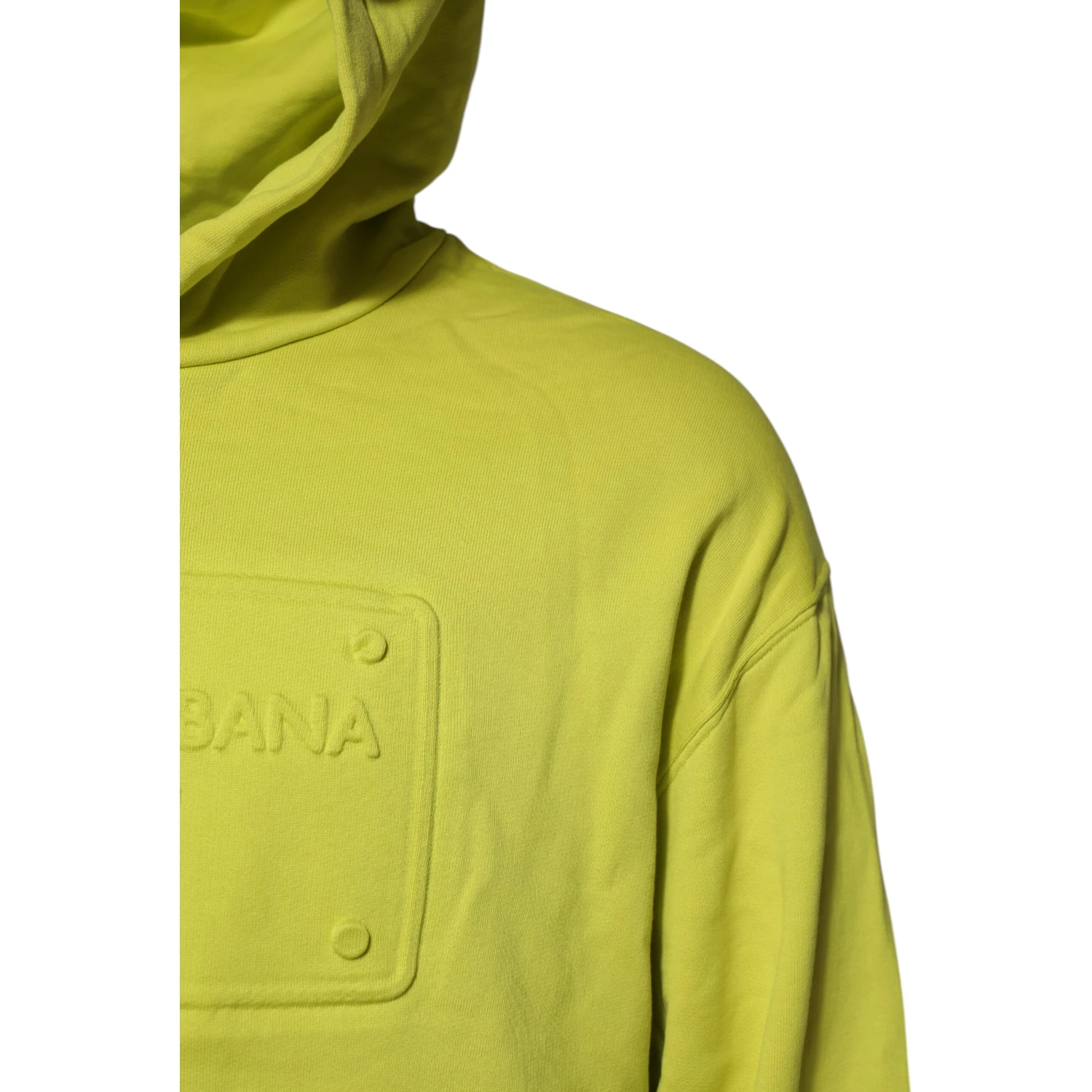 Green Cotton Hooded Logo Sweatshirt Sweater