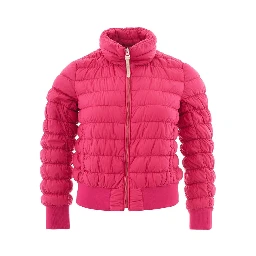 Fuchsia Polyamide Bomber