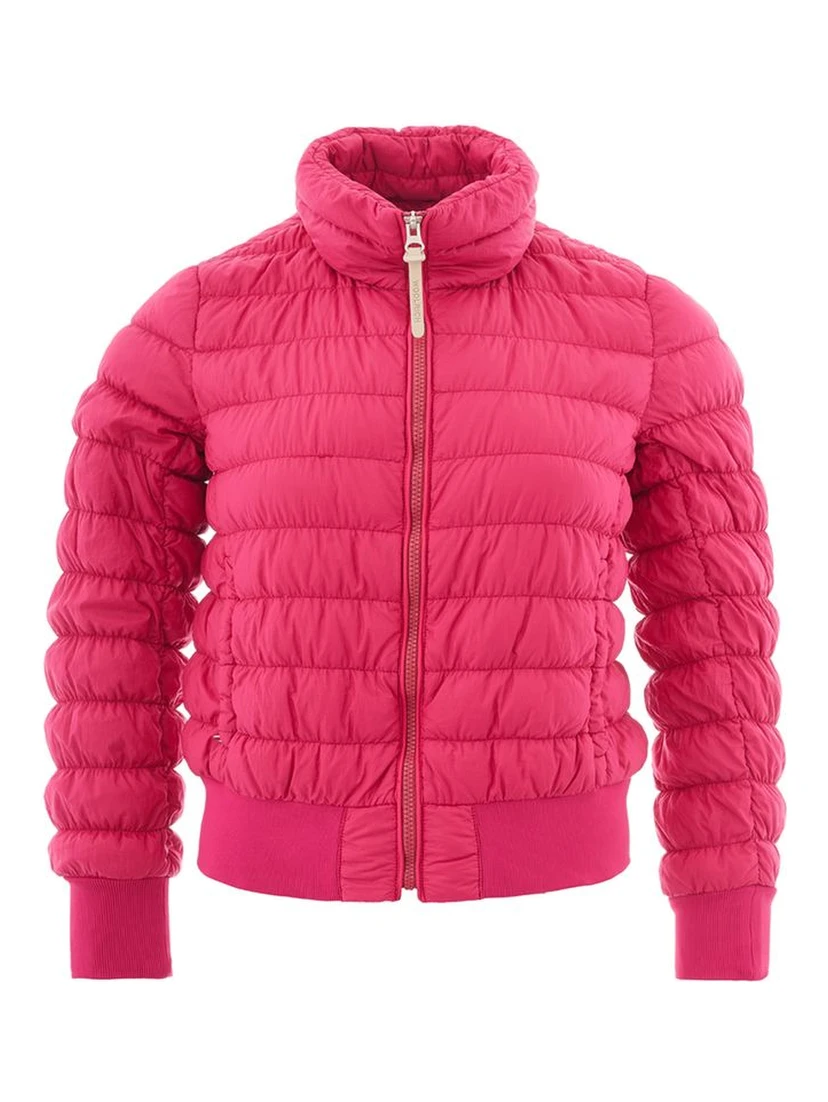 Fuchsia Polyamide Bomber