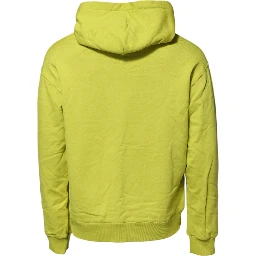 Green Cotton Hooded Logo Sweatshirt Sweater