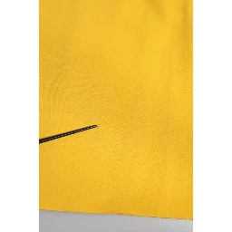 Yellow One Shoulder Side Slit Sheath Dress