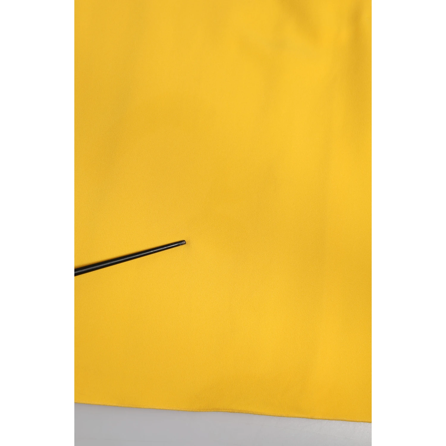 Yellow One Shoulder Side Slit Sheath Dress