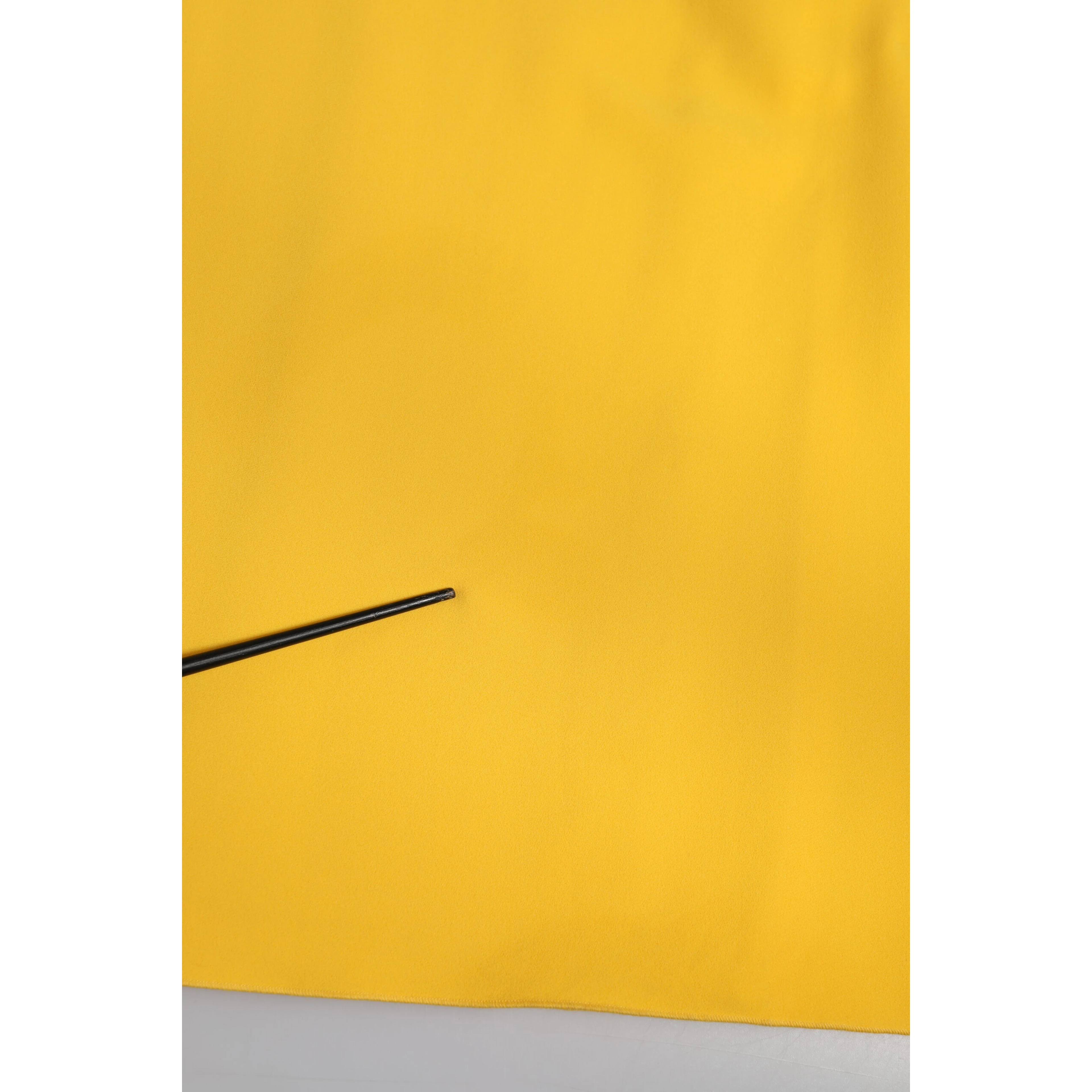 Yellow One Shoulder Side Slit Sheath Dress