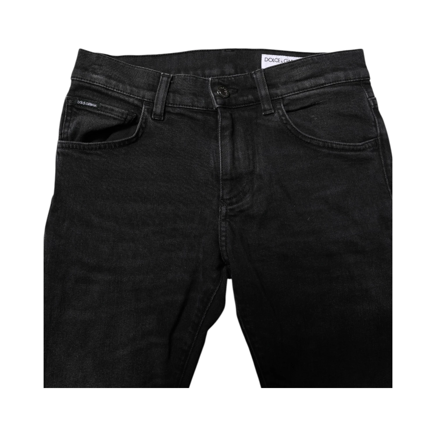 Black Cotton Skinny Men Denim Jeans