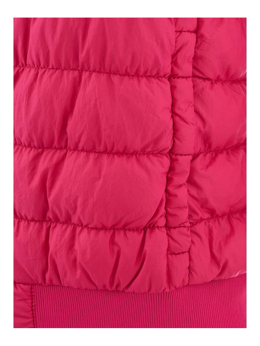 Fuchsia Polyamide Bomber