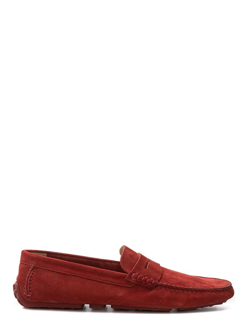 Bordeaux Leather Moccassin