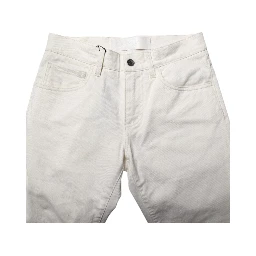 White Cotton Skinny Men Denim Jeans