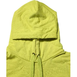 Green Cotton Hooded Logo Sweatshirt Sweater
