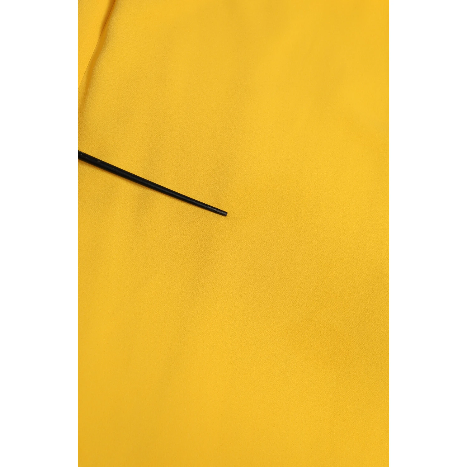 Yellow One Shoulder Side Slit Sheath Dress