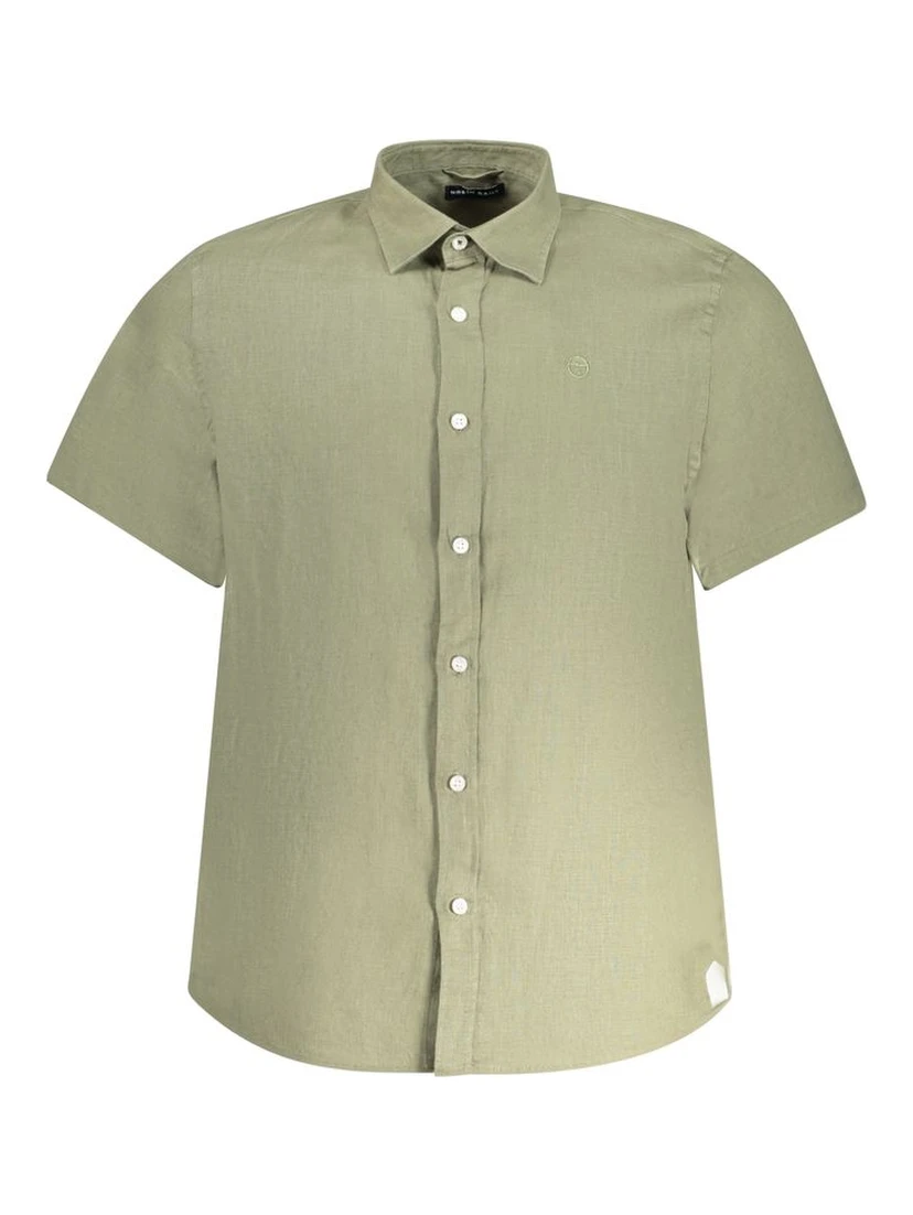 Green Linen Shirt