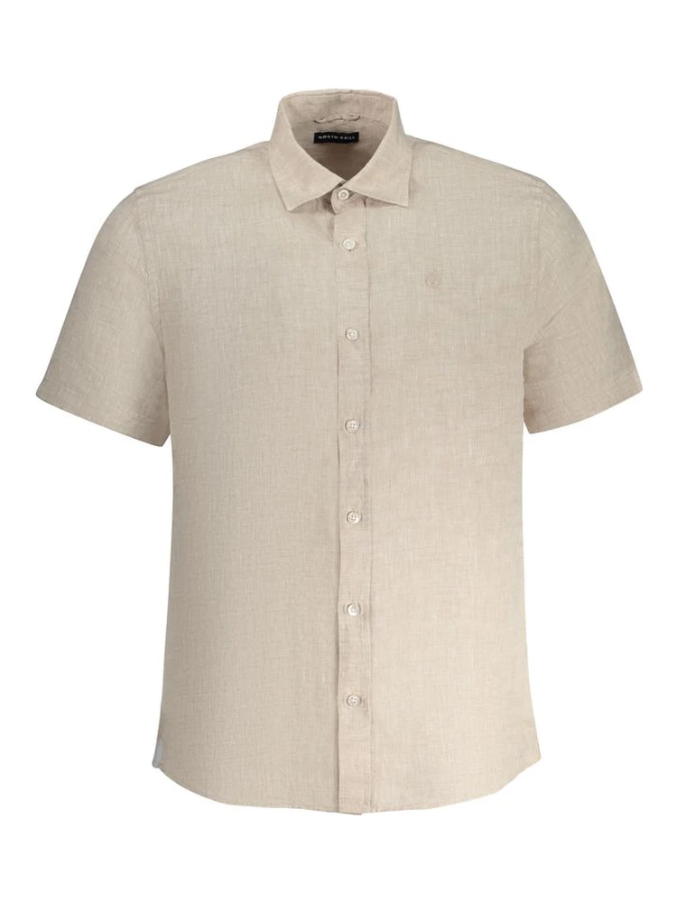 Beige Linen Shirt