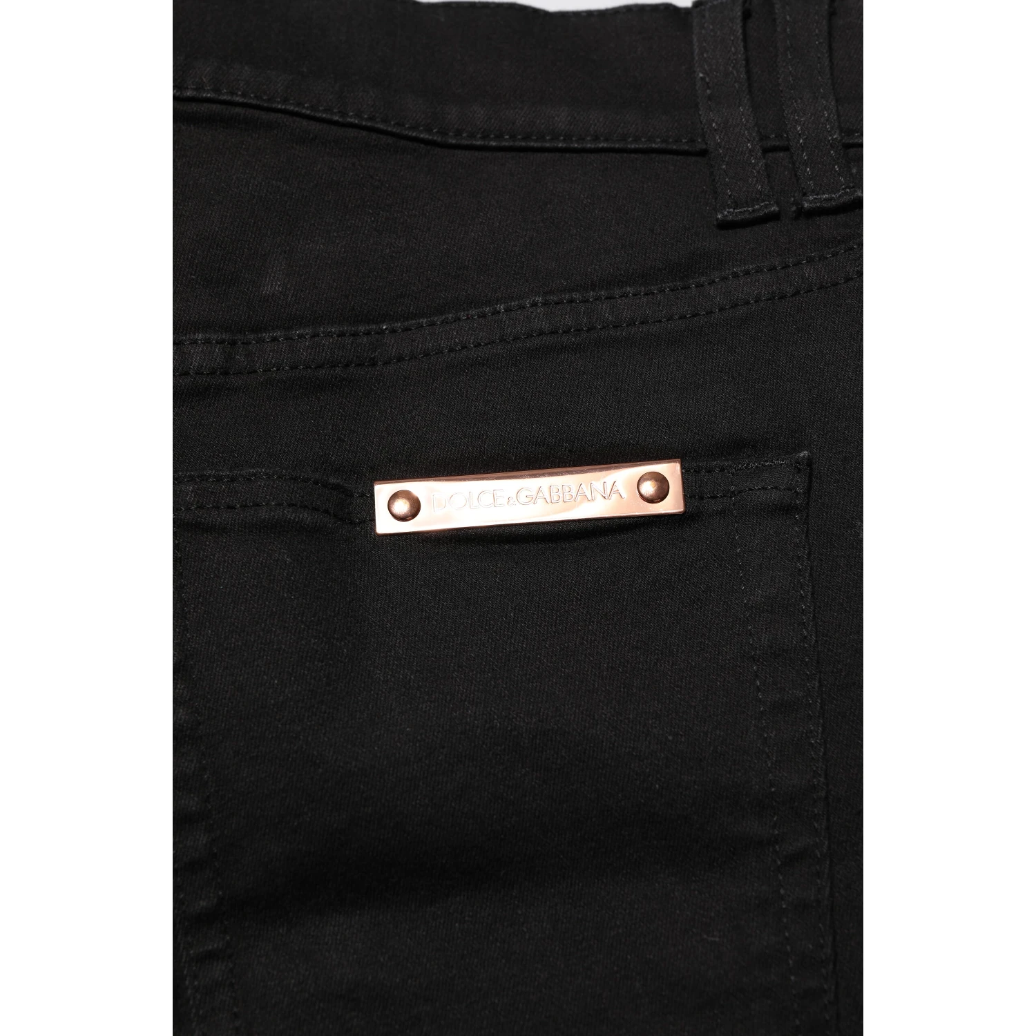 Black Cotton Skinny Men Denim Jeans