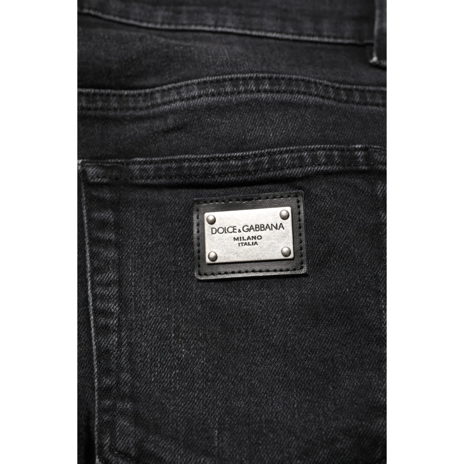 Black Cotton Skinny Men Denim Jeans