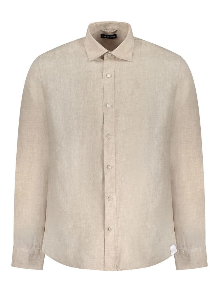 Beige Linen Shirt