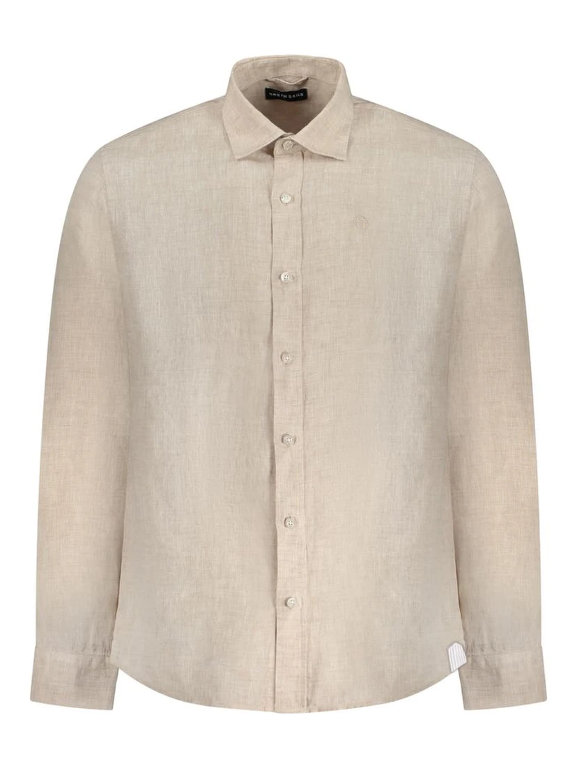 Beige Linen Shirt
