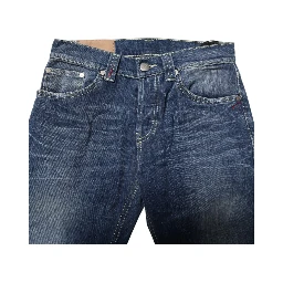 Blue Washed Skinny Fit Casual Men Denim Jeans