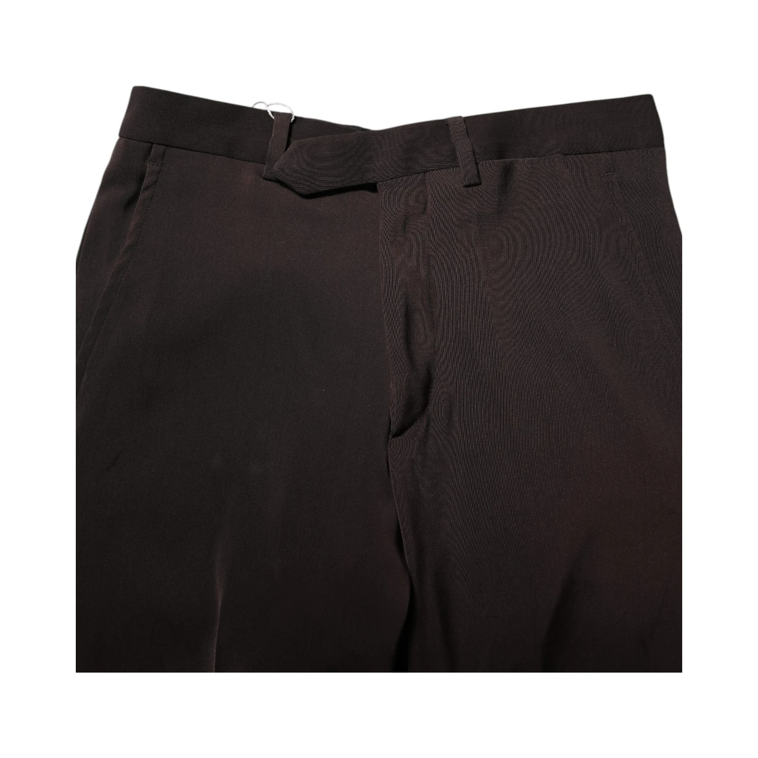 Dark Brown Mid Waist Dress Formal Pants