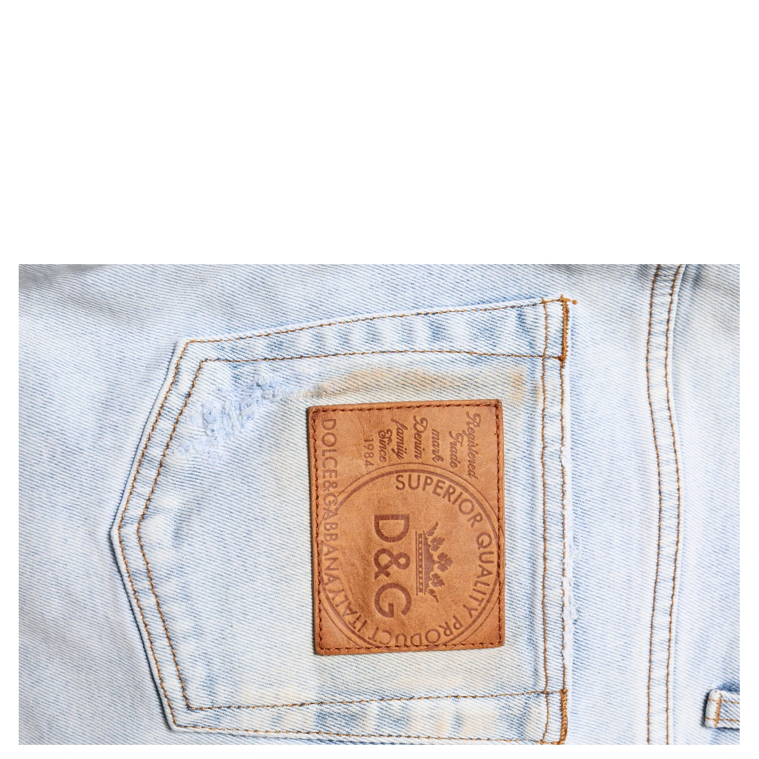 Light Blue Tattered Skinny Denim Jeans
