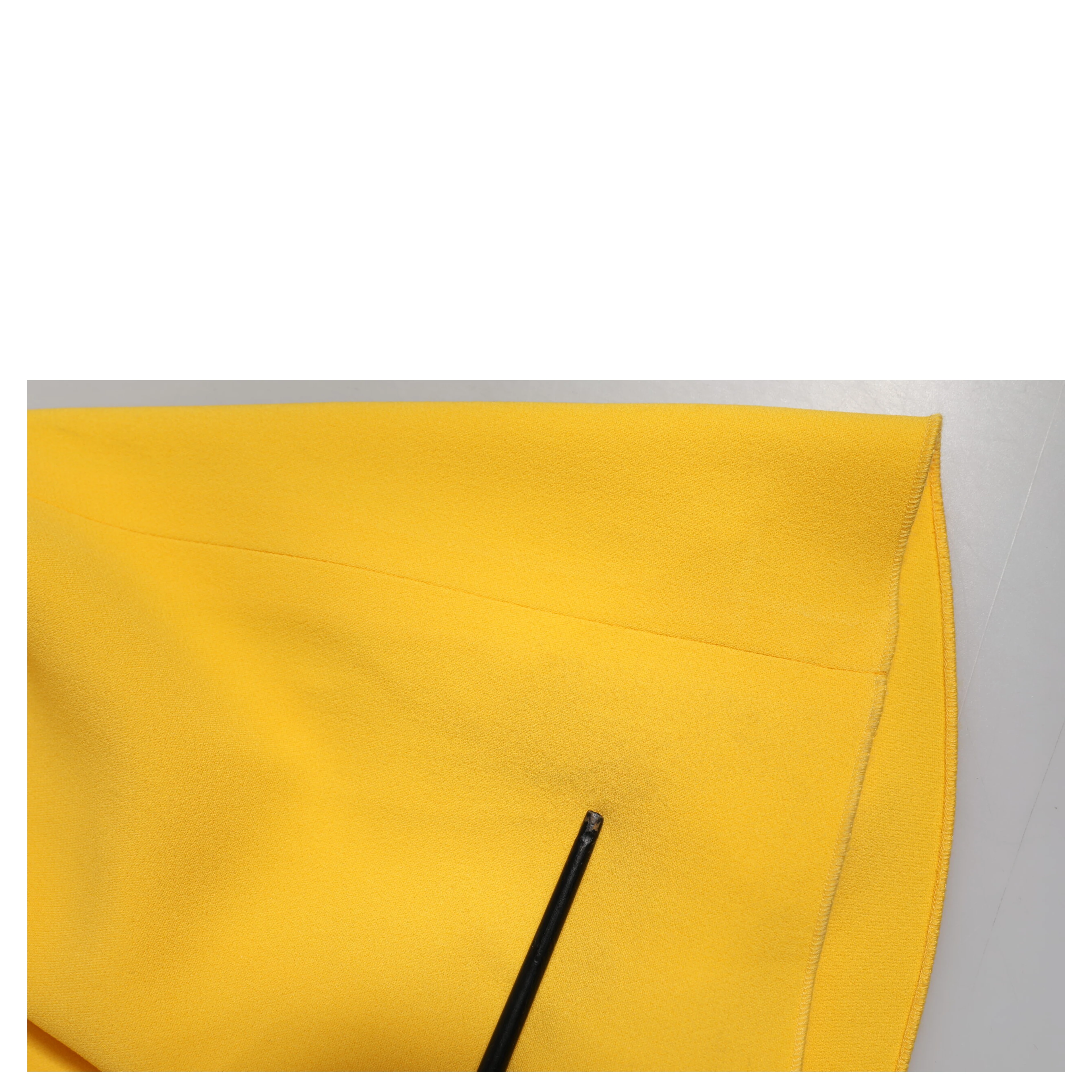 Yellow One Shoulder Side Slit Sheath Dress