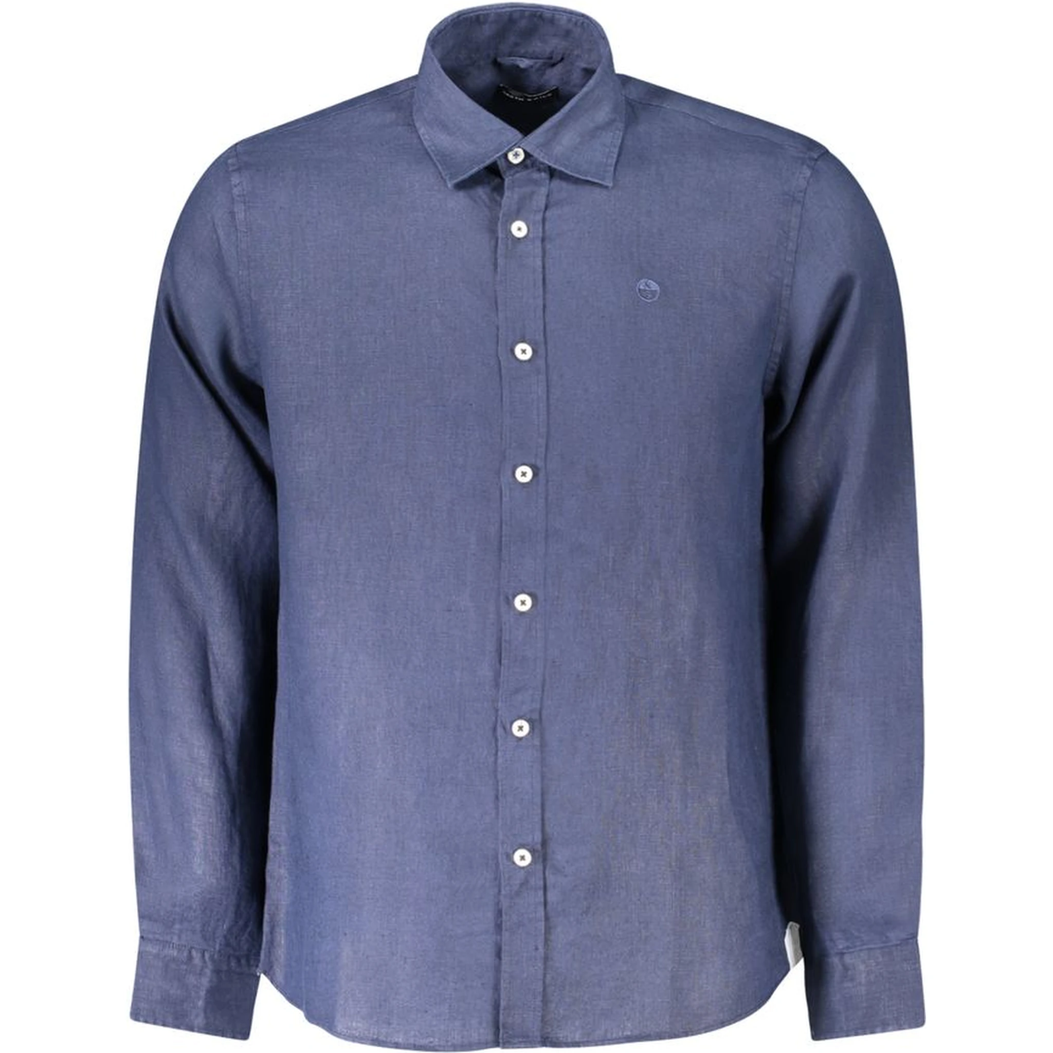 Blu Linen Men Shirt