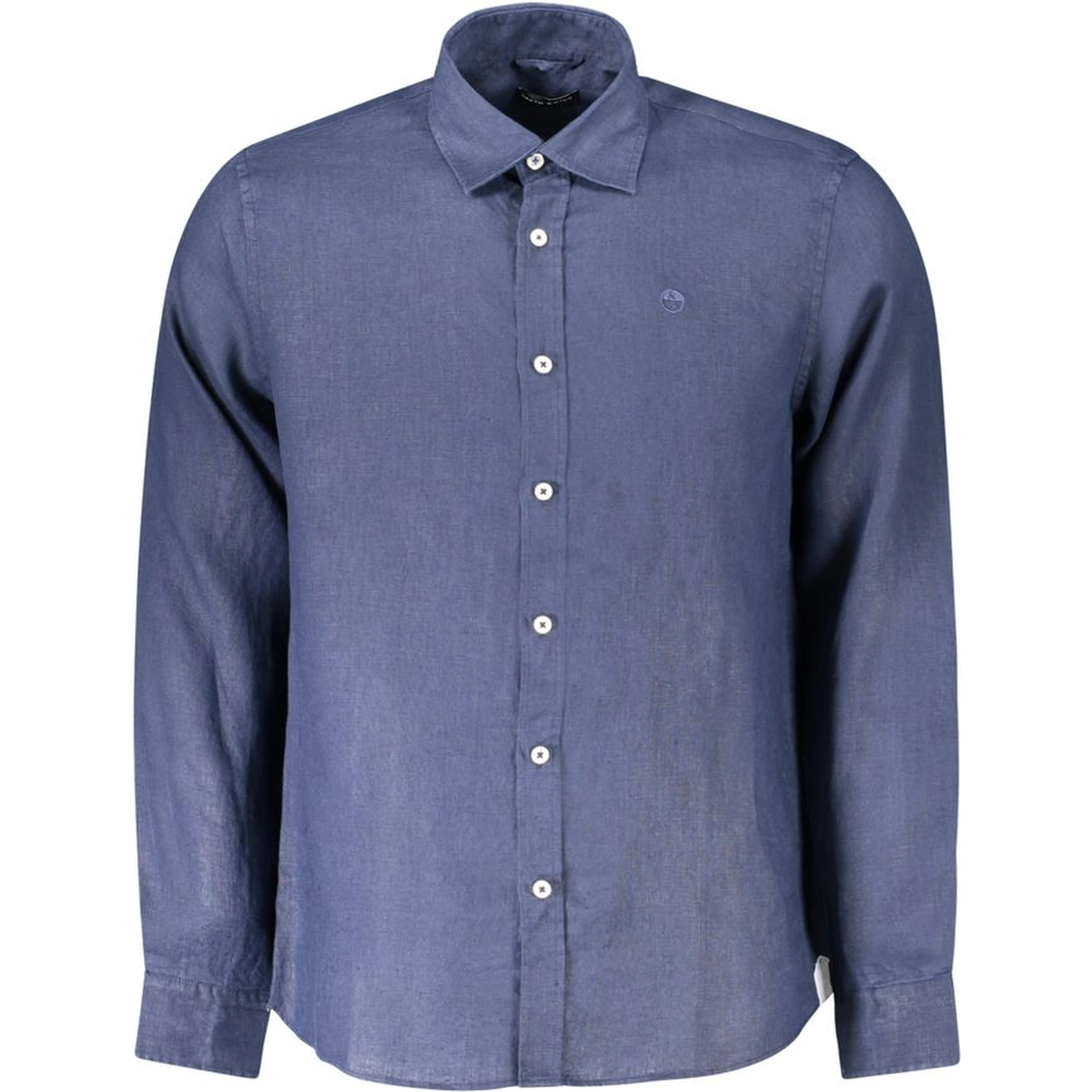 Blu Linen Men Shirt