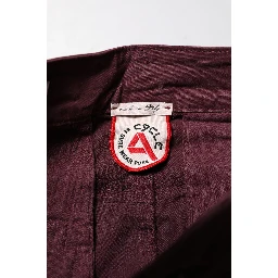 Maroon Cotton Stretch Skinny Fit Men Denim Jeans