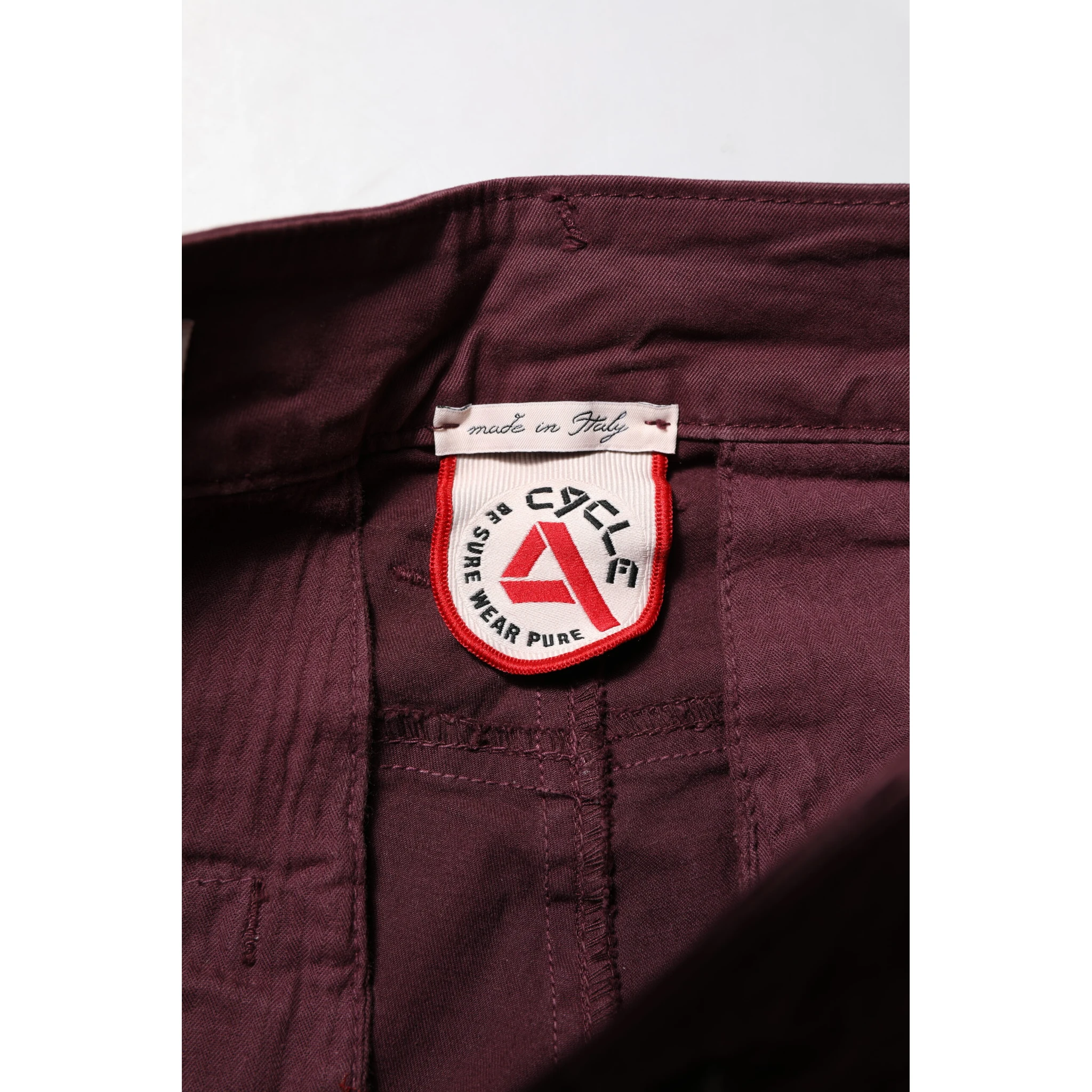 Maroon Cotton Stretch Skinny Fit Men Denim Jeans