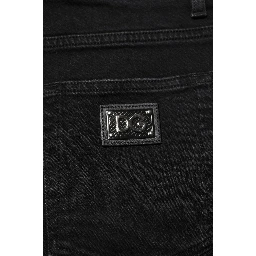 Black Cotton Skinny Men Denim Jeans