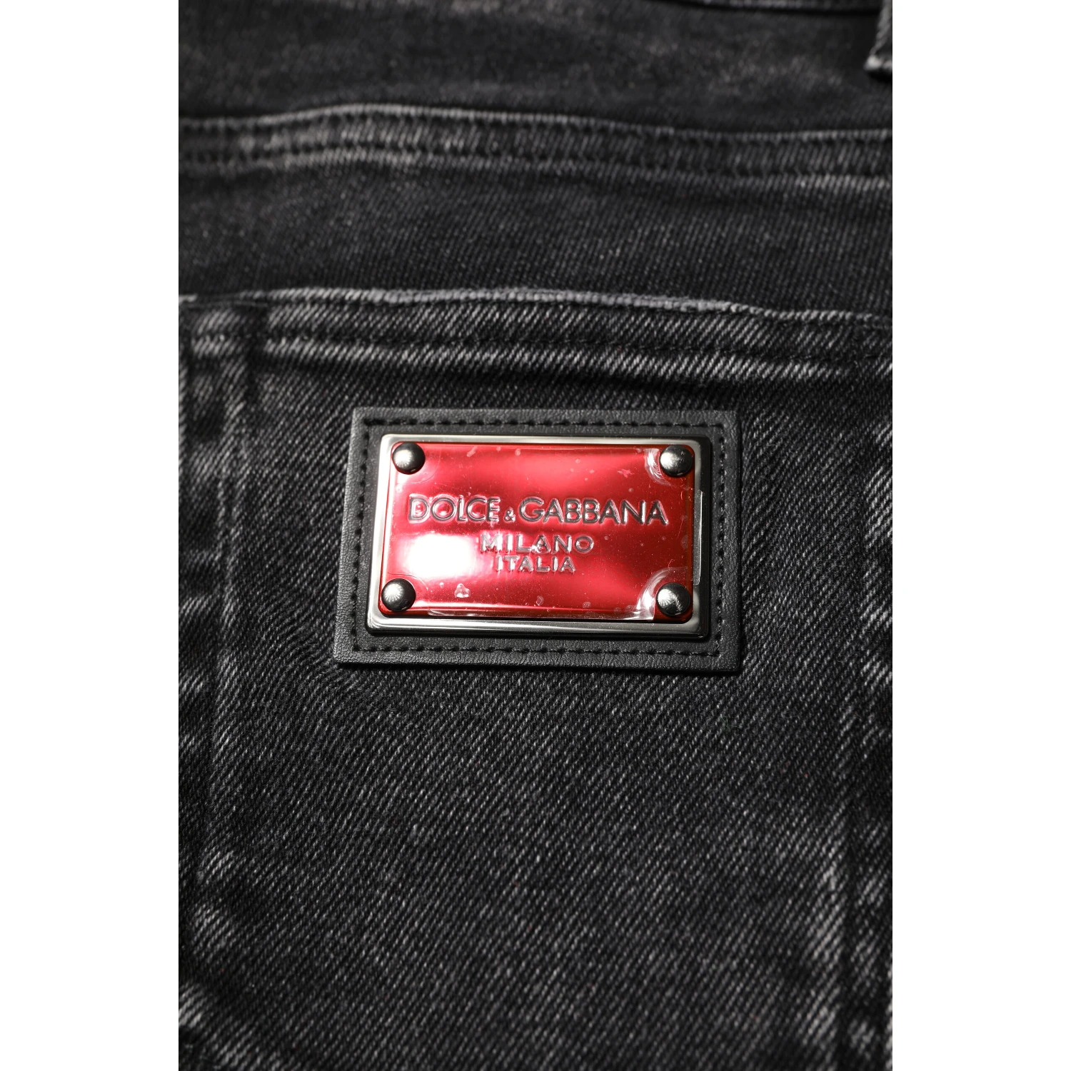 Black Cotton Skinny Men Denim Jeans