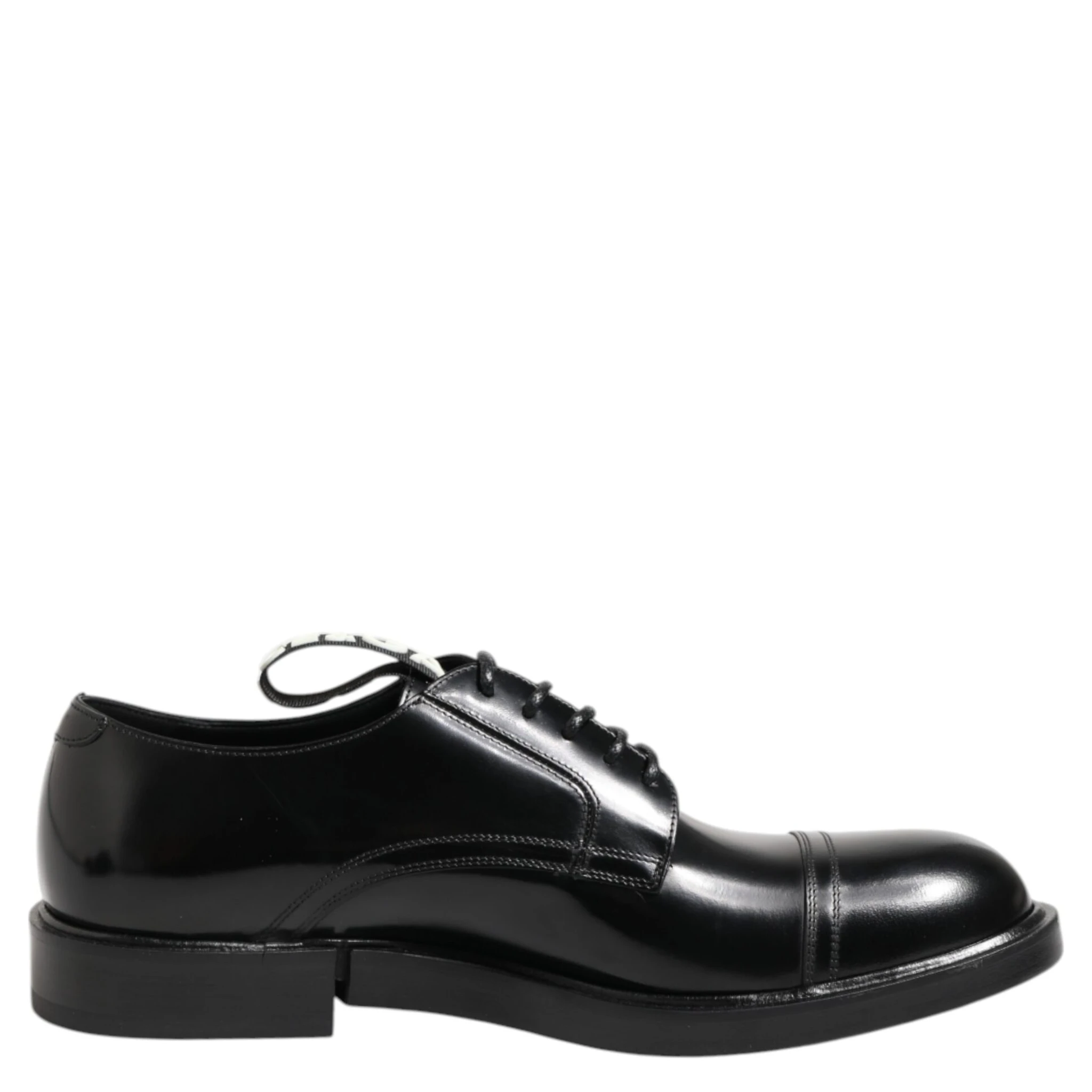 Black Leather Dress Lace Up Men Formal Shoes
