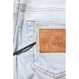 Light Blue Tattered Skinny Denim Jeans